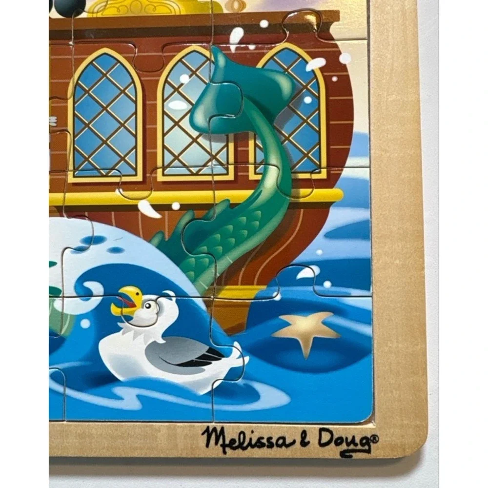 Melissa & Doug Pirate Adventure Wooden Jigsaw Puzzle 48 Piece Tray Toy 3800